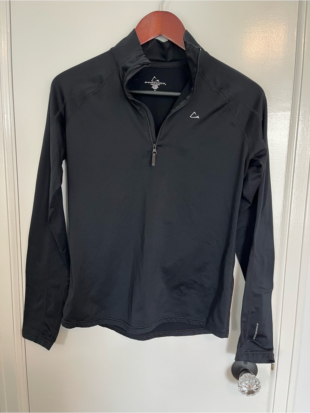 Women’s Black Quarter-Zip Performance Pullover